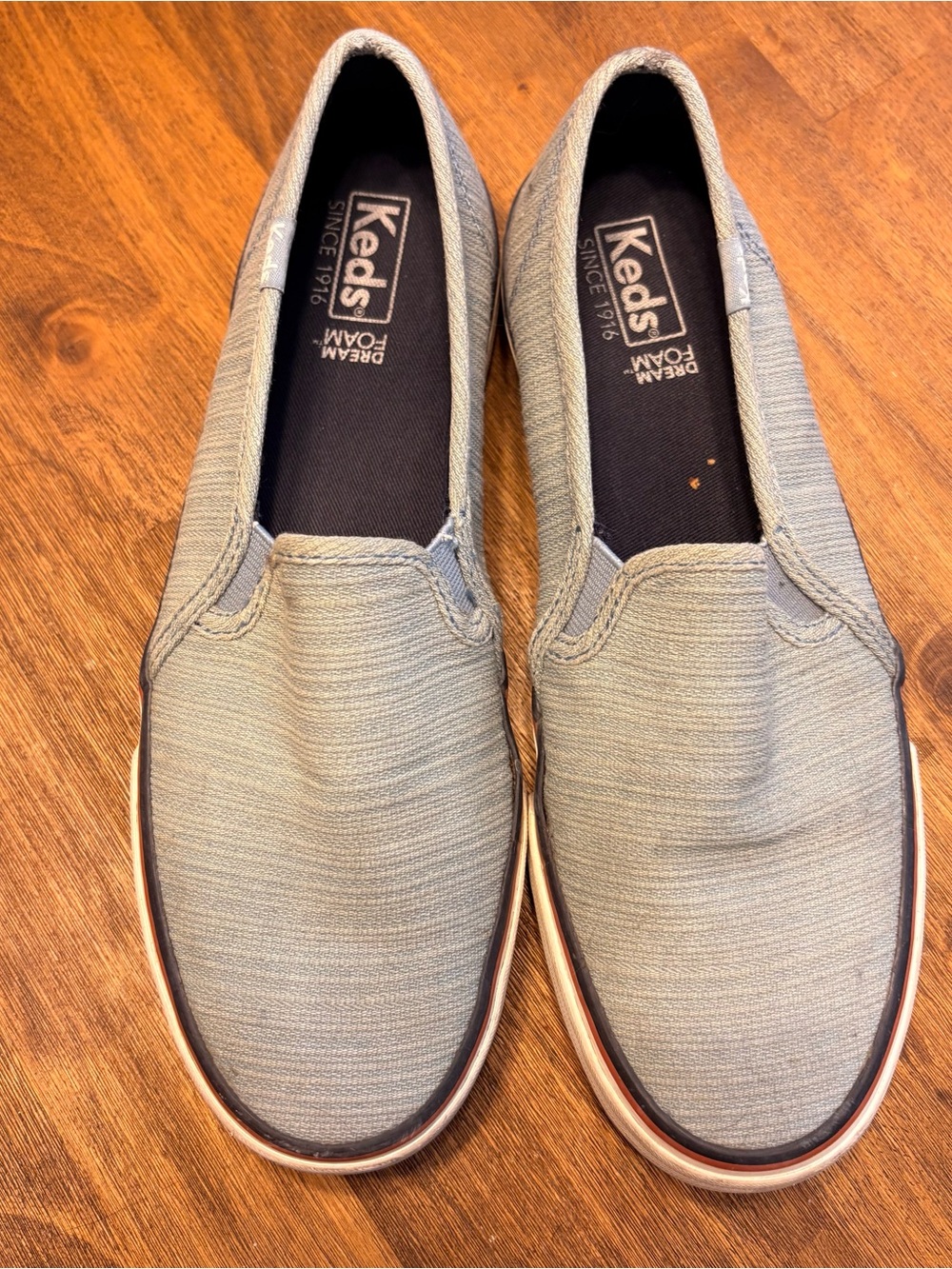Keds Women's Slip-On Sneakers in Light Blue
